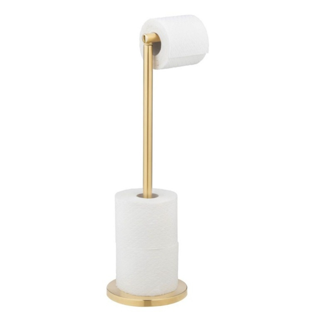 Space-saving toilet paper holder, TWO IN ONE, H 55 cm, Gold in the group Storage / Bathroom storage at SmartaSaker.se (42425)