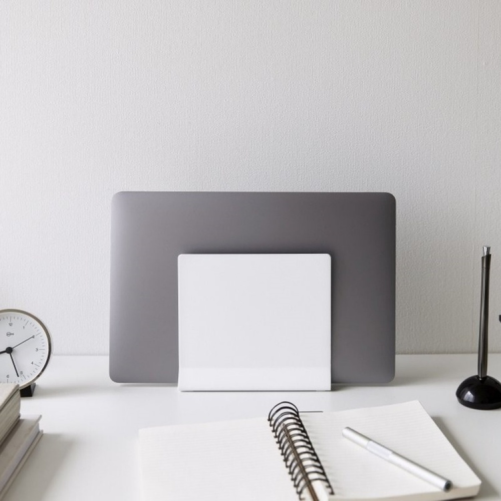 Space Saving Storage, TOWER SLIM LAPTOP STAND, Yamazaki, White in the group Storage / Office supplies at SmartaSaker.se (42427)