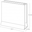 Laptop storage rack, Yamazaki