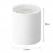 Ceramic Canister with lid, YAMAZAKI TOWER LARGE CANISTER, Ø 10,5 x H 12 cm