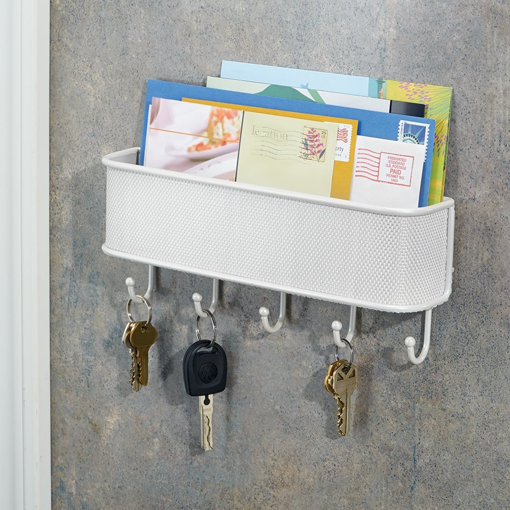 Poststand & hooklist, TWILLO WALL LETTER RACK, White in the group Storage / Hallway storage / Hooks and hangers at SmartaSaker.se (42430)