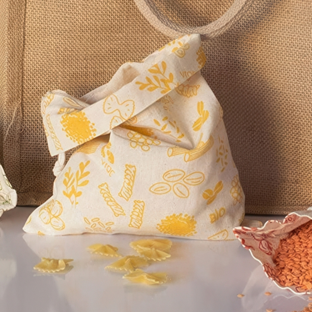 Bags for Food storage, Organic Cotton, Set of 3,ZERO WASTE BAGS MEDIUM, 20 x H 25 cm, Beige in the group Storage / Kitchen storage at SmartaSaker.se (42442)