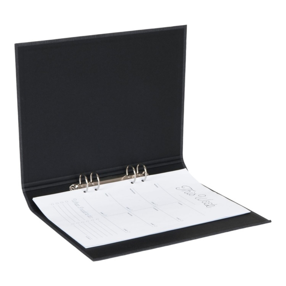 Binder, BIGSO RINGO WOOD PAPER, Swedish 4-hole standard, Dark Oak in the group Storage / Office supplies at SmartaSaker.se (42455)