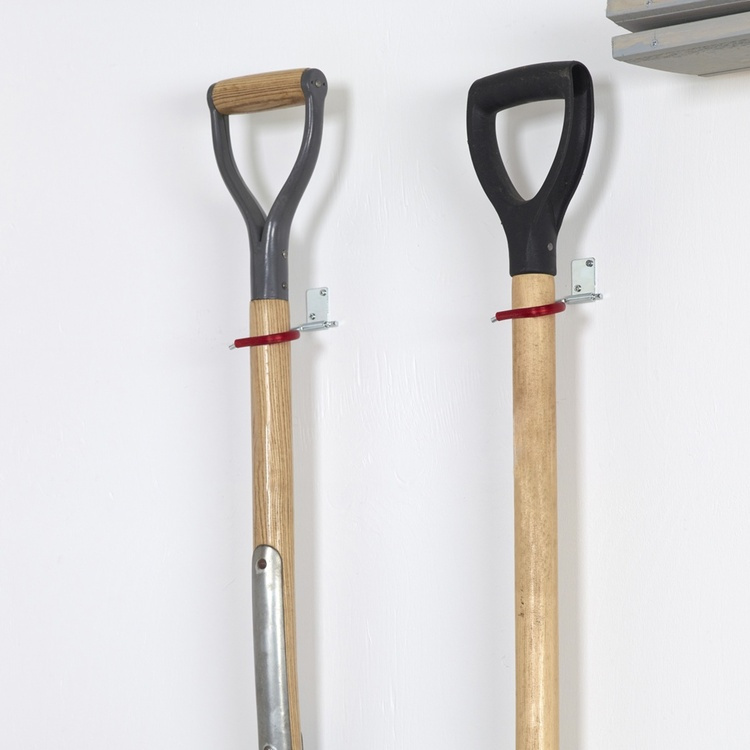Utility holders / Grip hooks, HABO, 5 pcs, Red in the group Storage / Storage room and garage / Utensil holders at SmartaSaker.se (42460)