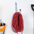Utility hook, wall mounted, 22 cm, HABO 8501, Metal / Red Utility hook, wall mounted, 22 cm, HABO 8501, Metal / Red