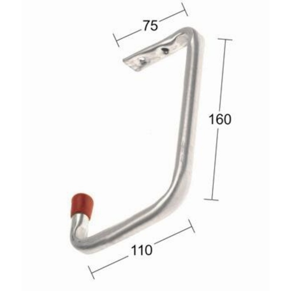 Utility hook for Ceiling & Shelves, HABO 8506, Silver in the group Storage / Storage room and garage / Utensil holders at SmartaSaker.se (42466)