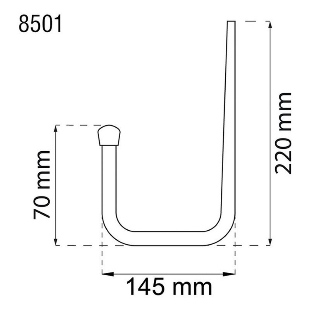 Utility hook, Set of 5, HABO BEST SELLERS, Metal / Red in the group Storage / Storage room and garage / Utensil holders at SmartaSaker.se (42467)