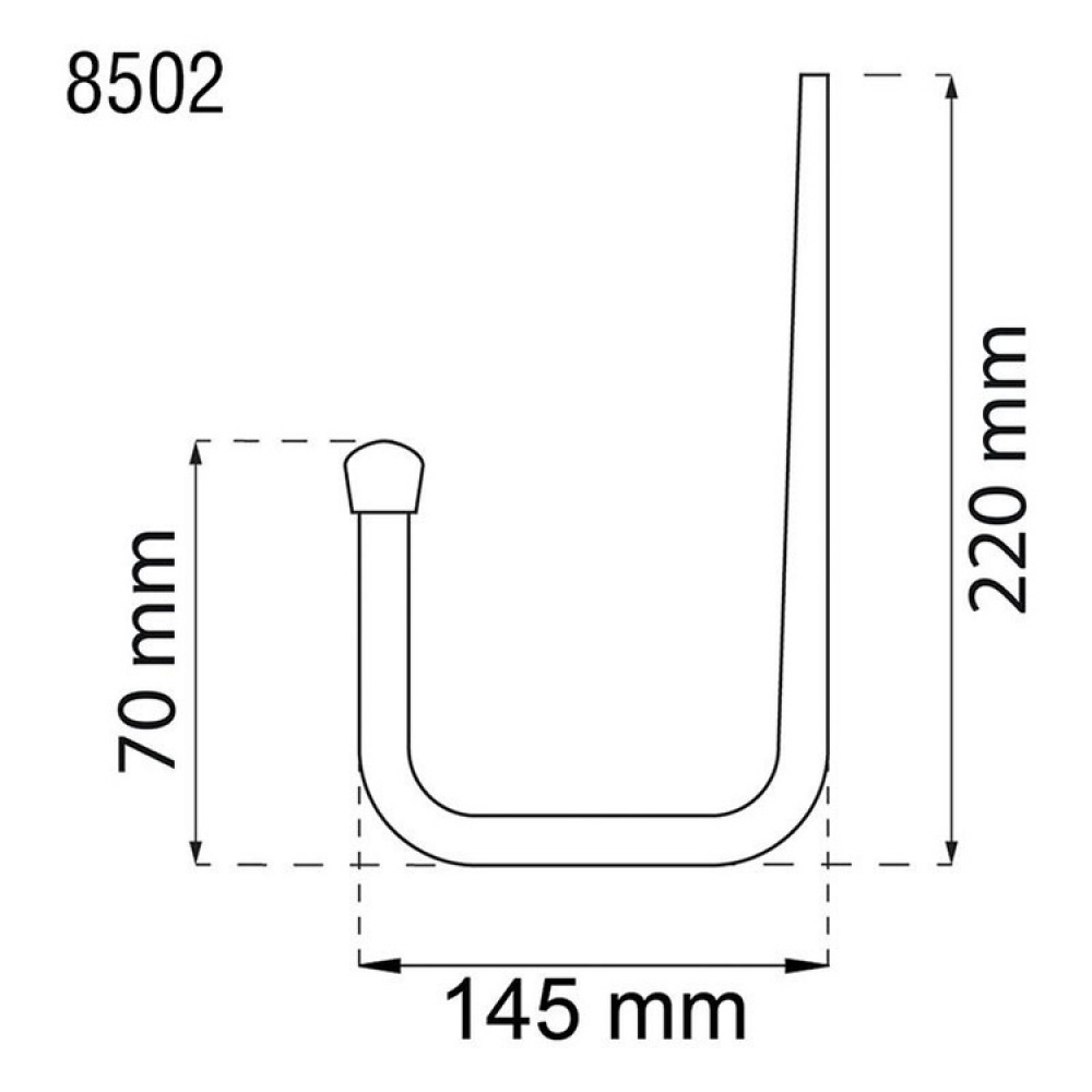 Utility hook, Set of 5, HABO BEST SELLERS, Metal / Red in the group Storage / Storage room and garage / Utensil holders at SmartaSaker.se (42467)