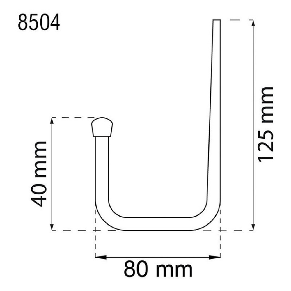 Utility hook, Set of 5, HABO BEST SELLERS, Metal / Red in the group Storage / Storage room and garage / Utensil holders at SmartaSaker.se (42467)
