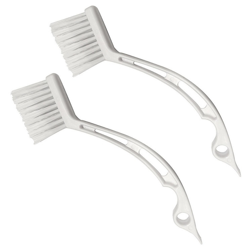 Specially shaped brushes, Set of 2, JOINT BRUSHES, White in the group Storage / Cleaning and waste sorting / Cloths and brushes at SmartaSaker.se (42468)