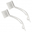 Specially shaped brushes, Set of 2, JOINT BRUSHES, White Specially shaped brushes, Set of 2, JOINT BRUSHES, White