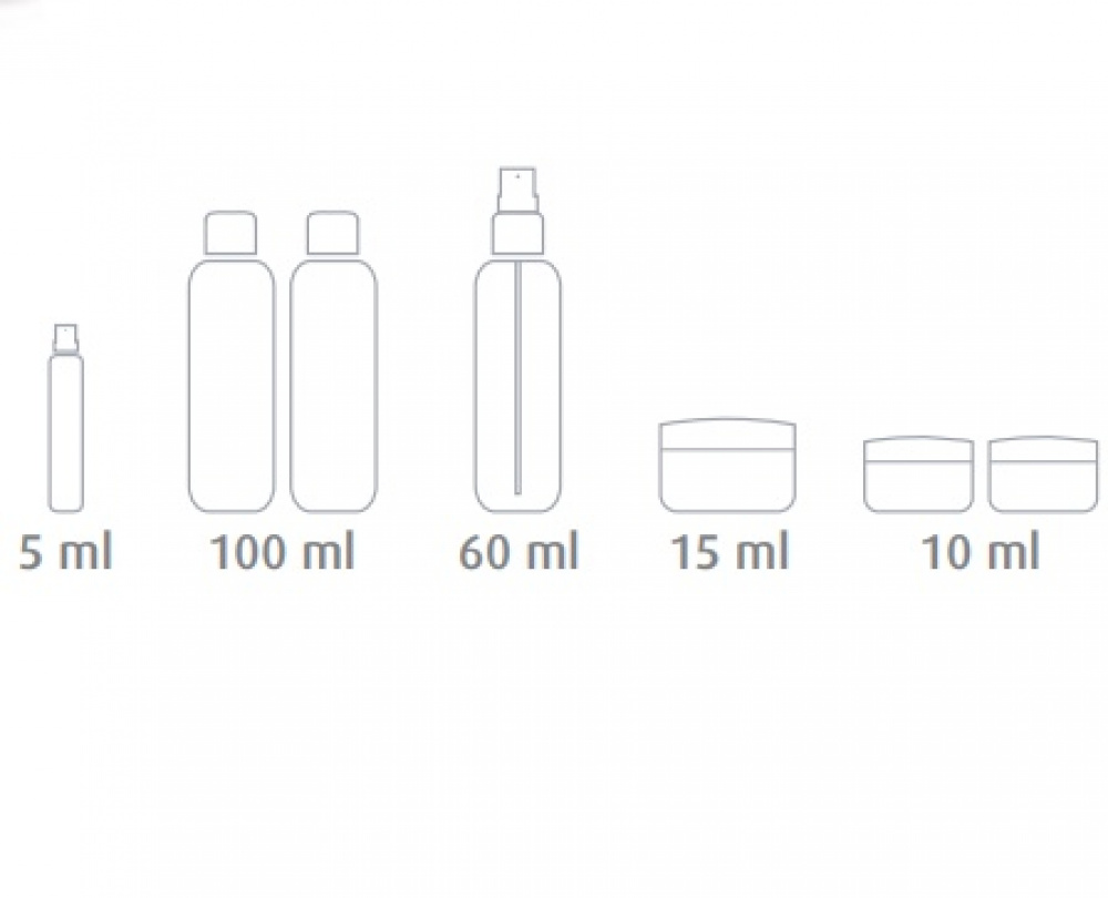 Travel Set, Set of 7, LIVING, Clear in the group Storage / Travel storage / Packing cubes at SmartaSaker.se (42473)