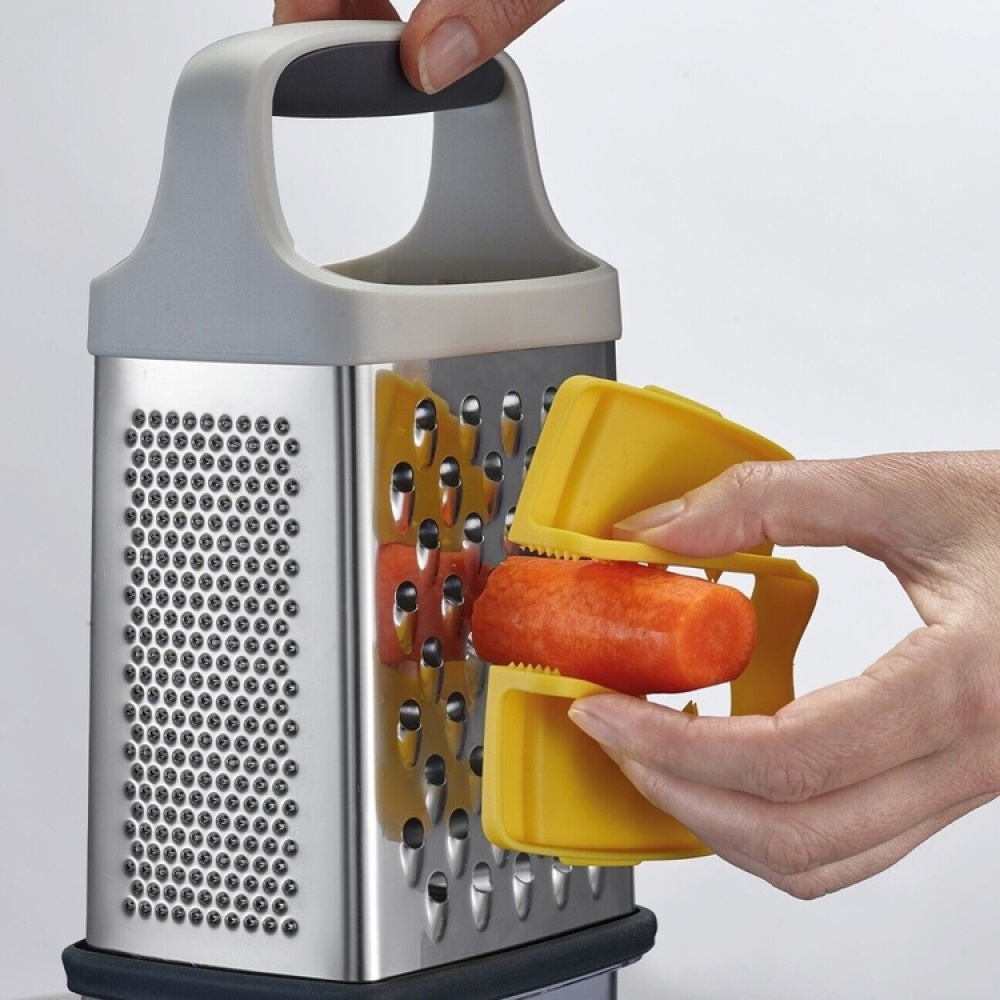 Box Grater, MULTI-GRIP GRATER, Joseph Joseph, Silver / White / Yellow in the group Storage / Kitchen storage at SmartaSaker.se (42474)