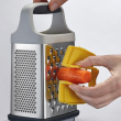 Box Grater, MULTI-GRIP GRATER, Joseph Joseph, Silver / White / Yellow Box Grater, MULTI-GRIP GRATER, Joseph Joseph, Silver / White / Yellow