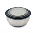 Bowls Set of 4, PREP & STORE, Joseph Joseph, Silver / Grey Bowls Set of 4, PREP & STORE, Joseph Joseph, Silver / Grey