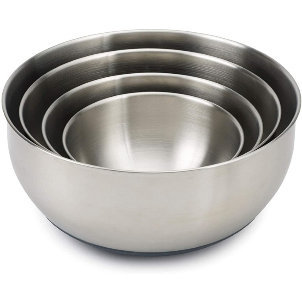 Bowls Set of 4, PREP & STORE, Joseph Joseph, Silver / Grey in the group Storage / Kitchen storage / Storage jars at SmartaSaker.se (42476)