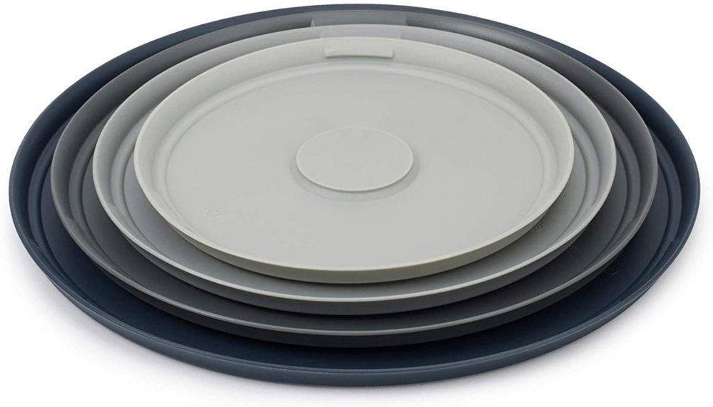Bowls Set of 4, PREP & STORE, Joseph Joseph, Silver / Grey in the group Storage / Kitchen storage / Storage bins and jars at SmartaSaker.se (42476)