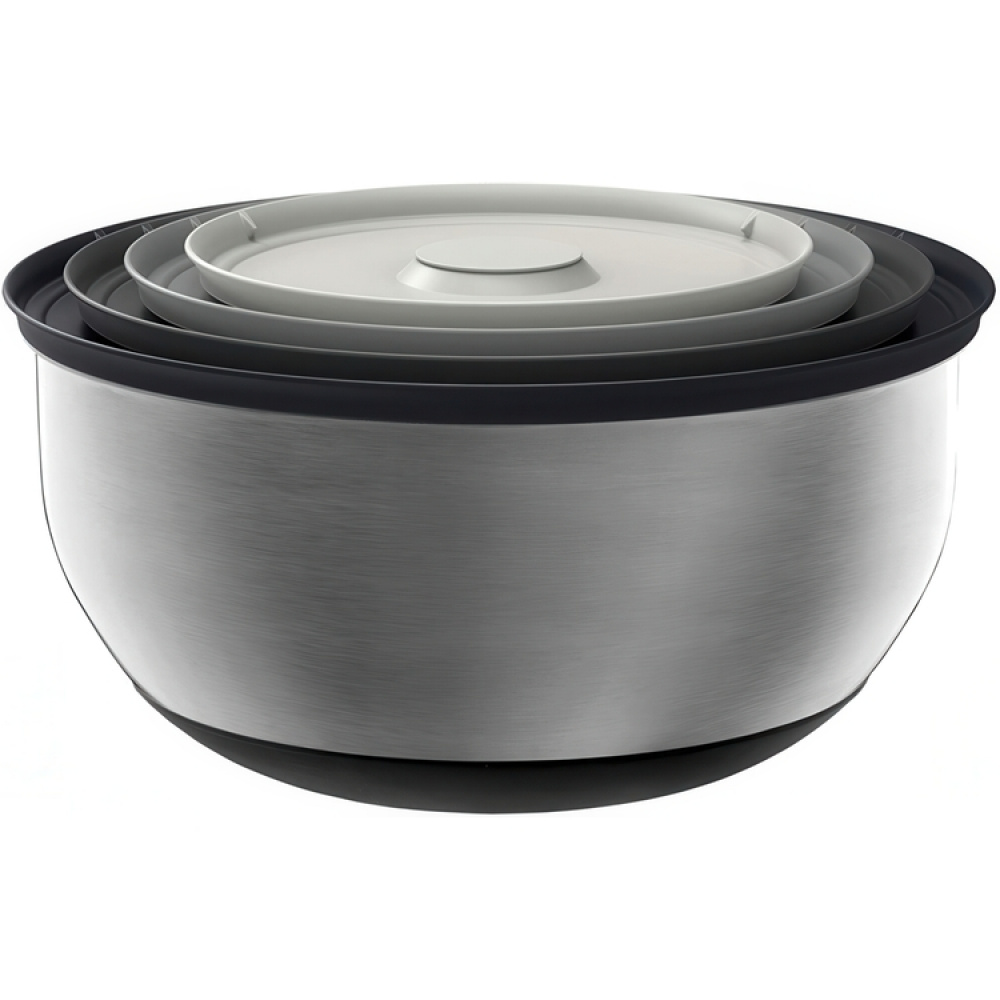 Bowls Set of 4, PREP & STORE, Joseph Joseph, Silver / Grey in the group Storage / Kitchen storage / Storage jars at SmartaSaker.se (42476)