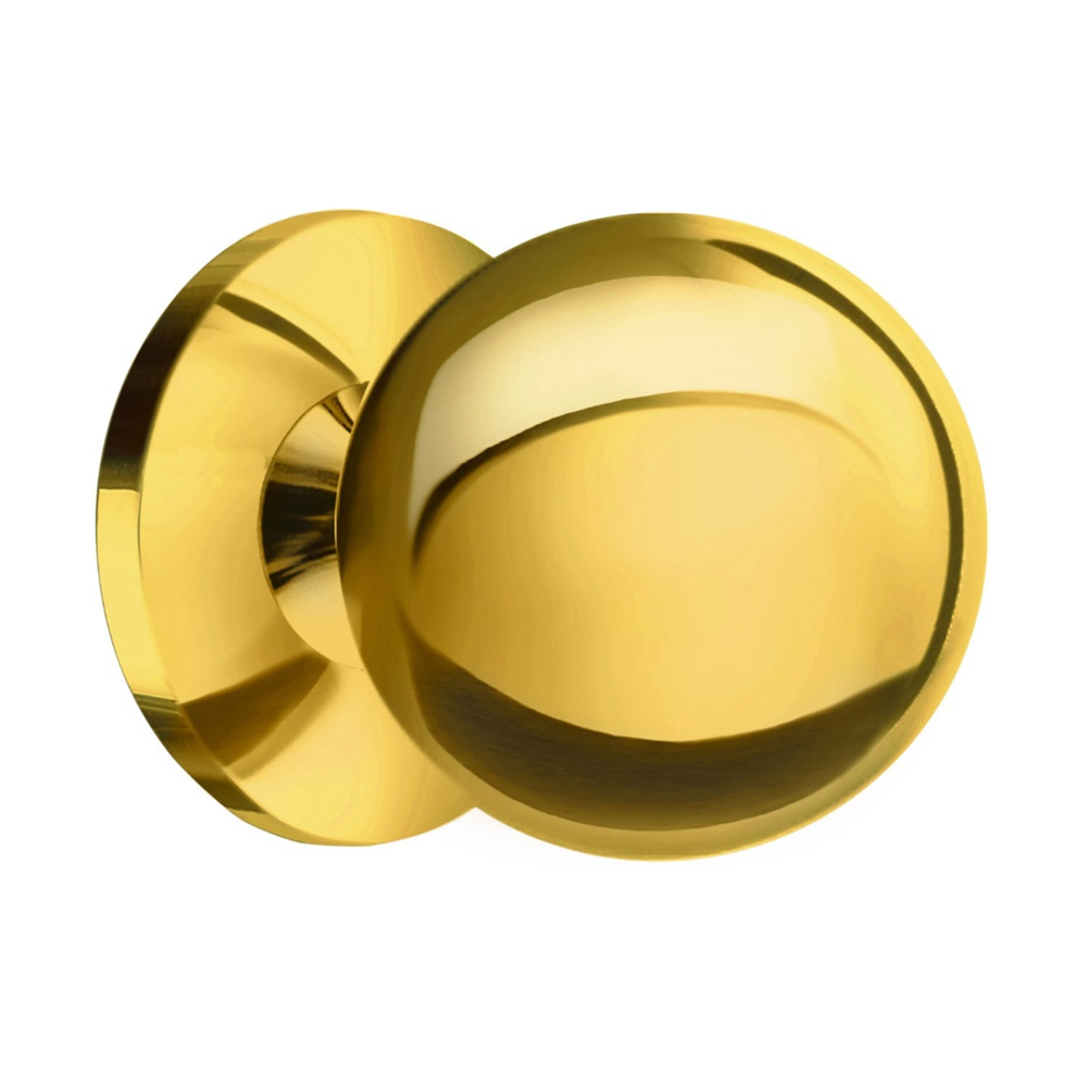 Round knob, KNOPP, Medium, Ø 2,4 cm, Brass in the group Storage / Hallway storage / Hooks and hangers at SmartaSaker.se (42479)