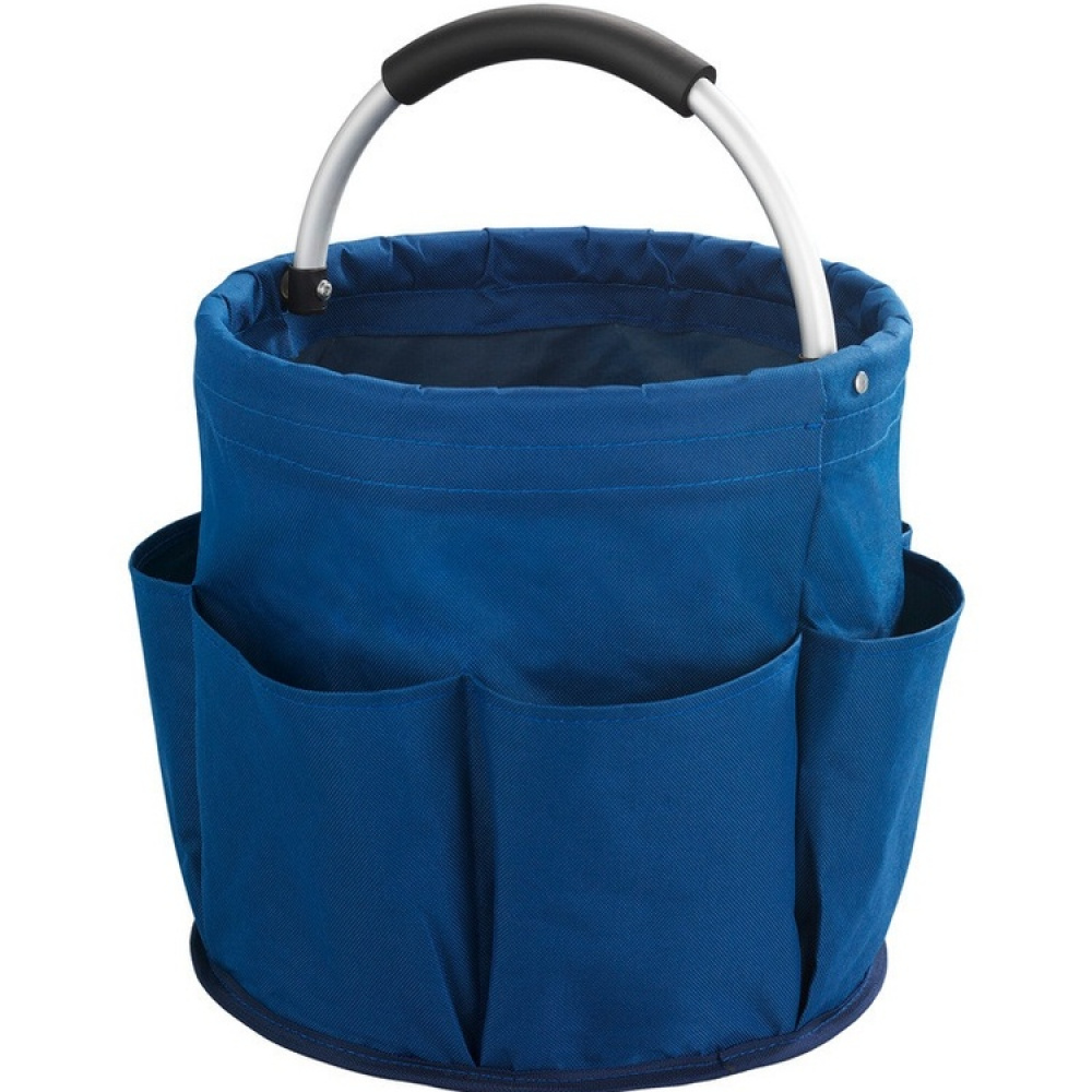 Round Basket with pockets, Super light, UNIVERSAL CADDY, Ø 28 x H 26,5 cm in the group Storage / Storage room and garage / Baskets and buckets at SmartaSaker.se (42481)