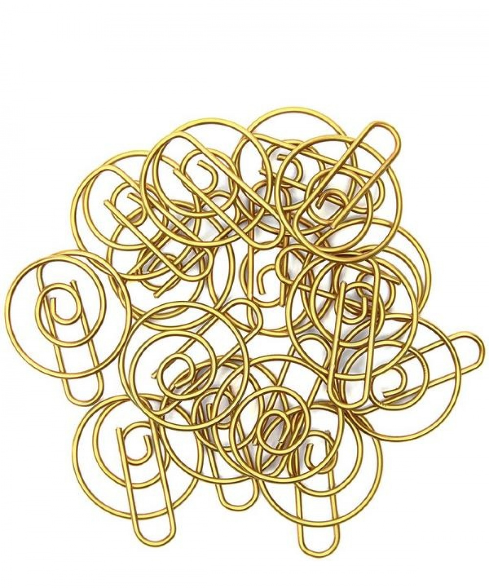 Paper Clips SPIRAL, 15 psc, Monograph, brass in the group Storage / Office supplies at SmartaSaker.se (42485)