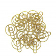 Paper Clips SPIRAL, 15 psc, Monograph, brass