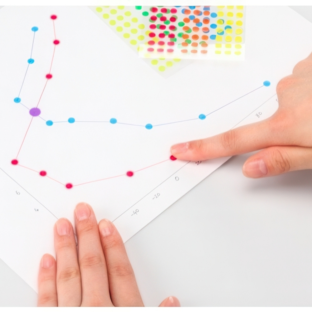 Round Washi Stickers, Ø 20 mm, STALOGY Yellow in the group Storage at SmartaSaker.se (42489)