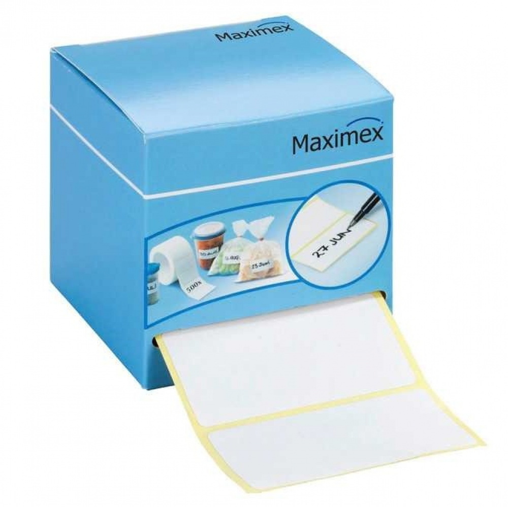 Self-adhesive labels, 500 psc, HAFTETIKETTEN 6 x 3 cm, White in the group Storage / Magnets and adhesives / Signs and labels at SmartaSaker.se (42501)