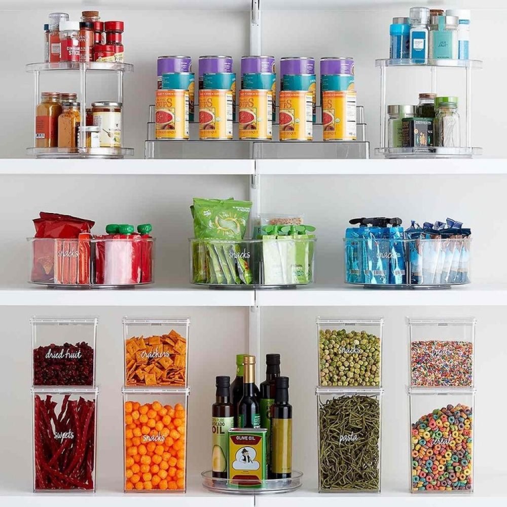 Adhesive Labels, Set of 18, THE HOME EDIT PANTRY LABELS, Clear in the group Storage / Magnets and adhesives / Signs and labels at SmartaSaker.se (42505)