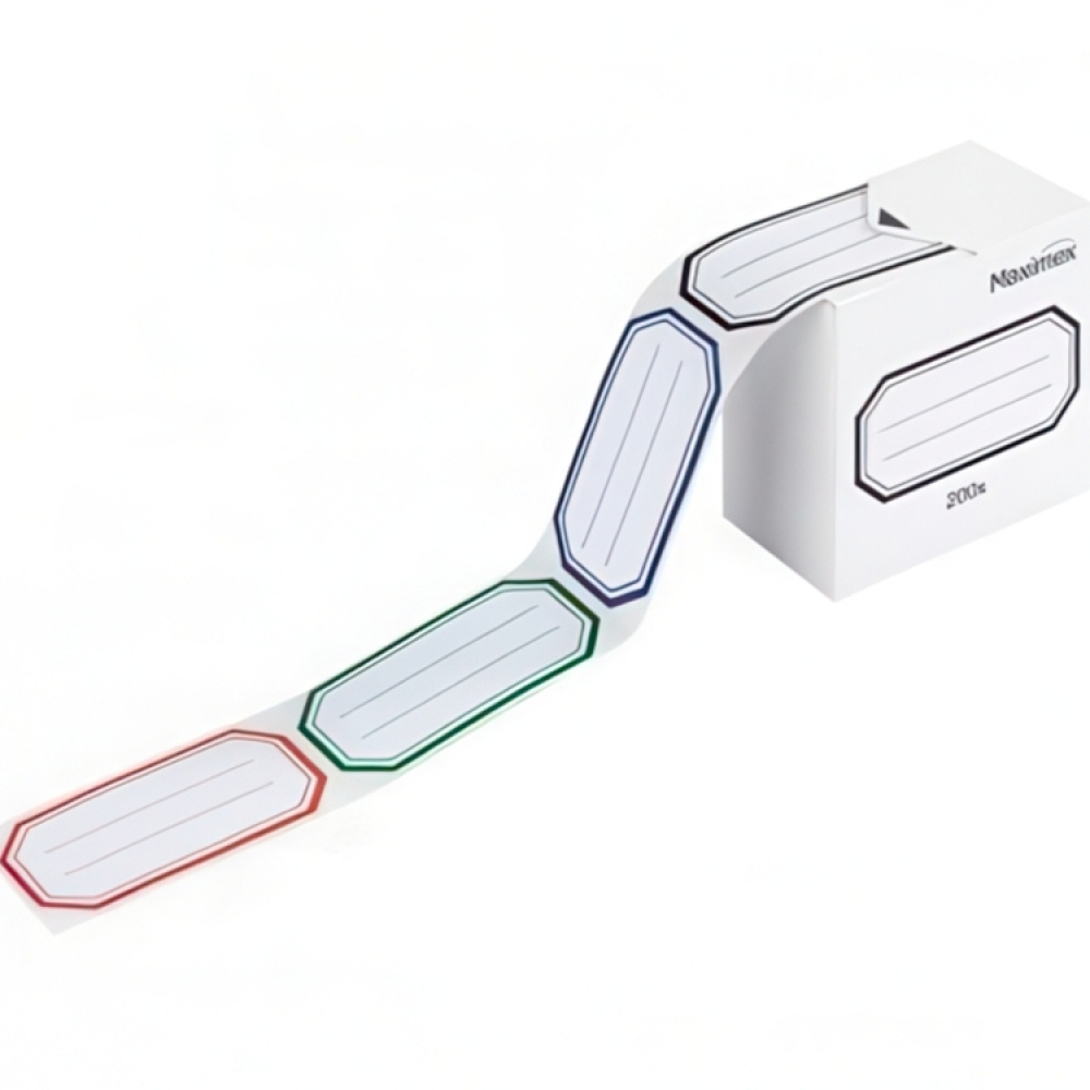 Self-adhesive labels, 200 psc, HAFTETIKETTEN, 6 x 3 cm, White with frame in the group Storage / Magnets and adhesives / Signs and labels at SmartaSaker.se (42506)