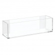 Adhesive Wall Container, OBLONG RPET AFFIXX BIN, 28 x 7,5 x H 8,5 cm, Transparent Adhesive Wall Container, OBLONG RPET AFFIXX BIN, 28 x 7,5 x H 8,5 cm, Transparent