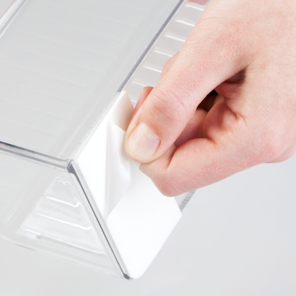 Adhesive Wall Container, OBLONG RPET AFFIXX BIN, 28 x 7,5 x H 8,5 cm, Transparent in the group Storage / Storage boxes / Mini organizers / Shelves at SmartaSaker.se (42510)