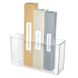 Adhesive Wall Container, LARGE RPET AFFIXX BIN, 28 x 9 x H 16 cm, Transparent Adhesive Wall Container, LARGE RPET AFFIXX BIN, 28 x 9 x H 16 cm, Transparent