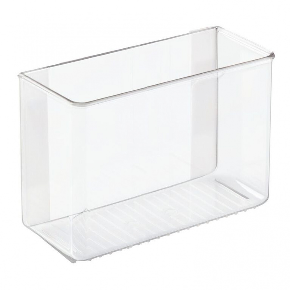 Adhesive Wall Container, LARGE RPET AFFIXX BIN, 28 x 9 x H 16 cm, Transparent in the group Storage / Storage boxes / Mini organizers / Shelves at SmartaSaker.se (42511)
