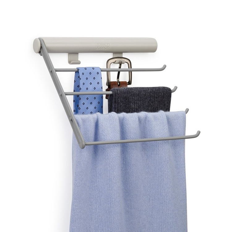 Hanging Rail for Ties / Belts / Scarfs, ORDERLY, Joseph Joseph, Ecru / Grey in the group Storage / Wardrobe storage at SmartaSaker.se (42514)