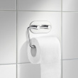 Holder for toilet paper, Self-adhesive, Round, BESLAGSBODEN, Black  Holder for toilet paper, Self-adhesive, Round, BESLAGSBODEN, Black