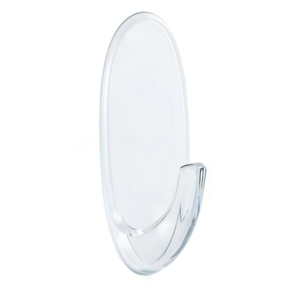 Self-adhesive hook, Removable, COMMAND LARGE, 3,5 x H 8,6 cm, Clear in the group Storage / Bathroom storage at SmartaSaker.se (42522)