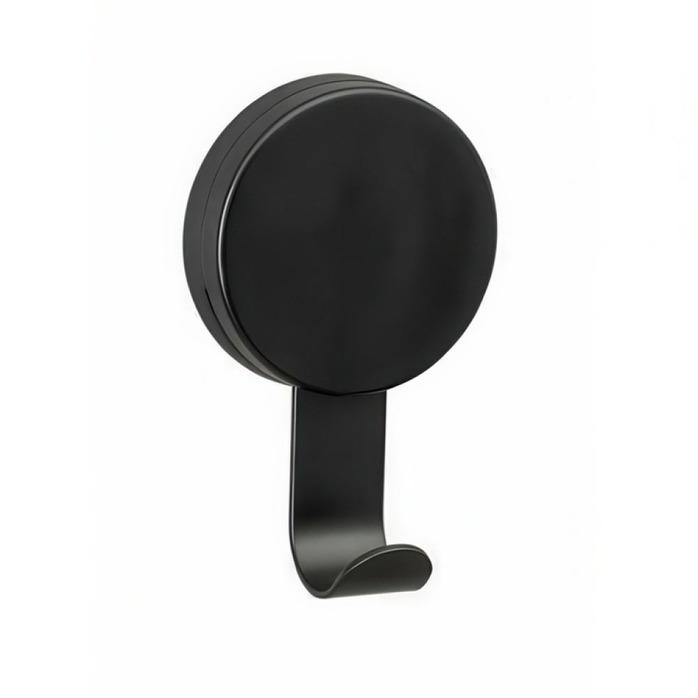 Hooks, set of 2, LARGE STATIC-LOC PAVIA, 6 x 3,5 x H 10 cm, Black in the group Storage / Bathroom storage at SmartaSaker.se (42525)