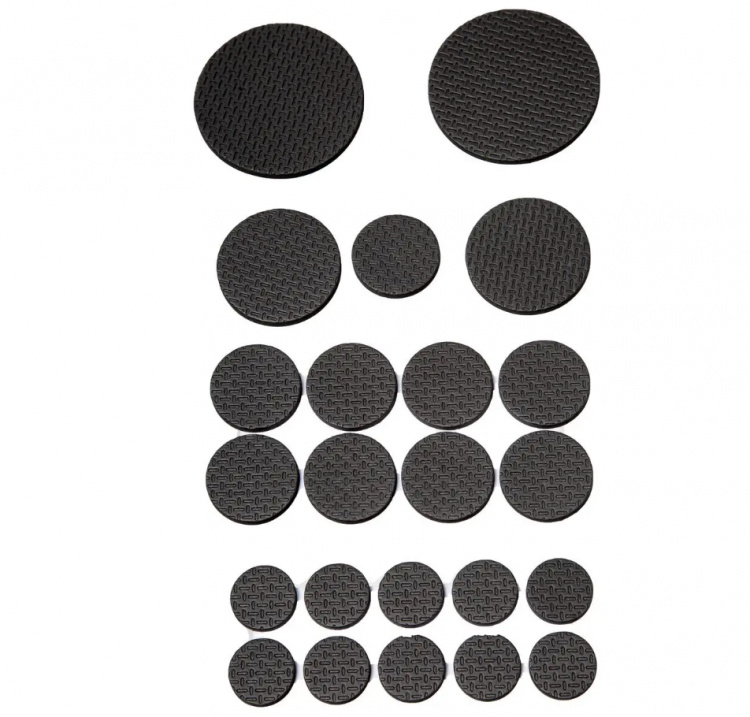 Self-Adhesive Furniture pads, Set of 50, BIG PACKPROTEKTOR PADS, Black in the group Storage / Cleaning and waste sorting / Drawer liners at SmartaSaker.se (42533)