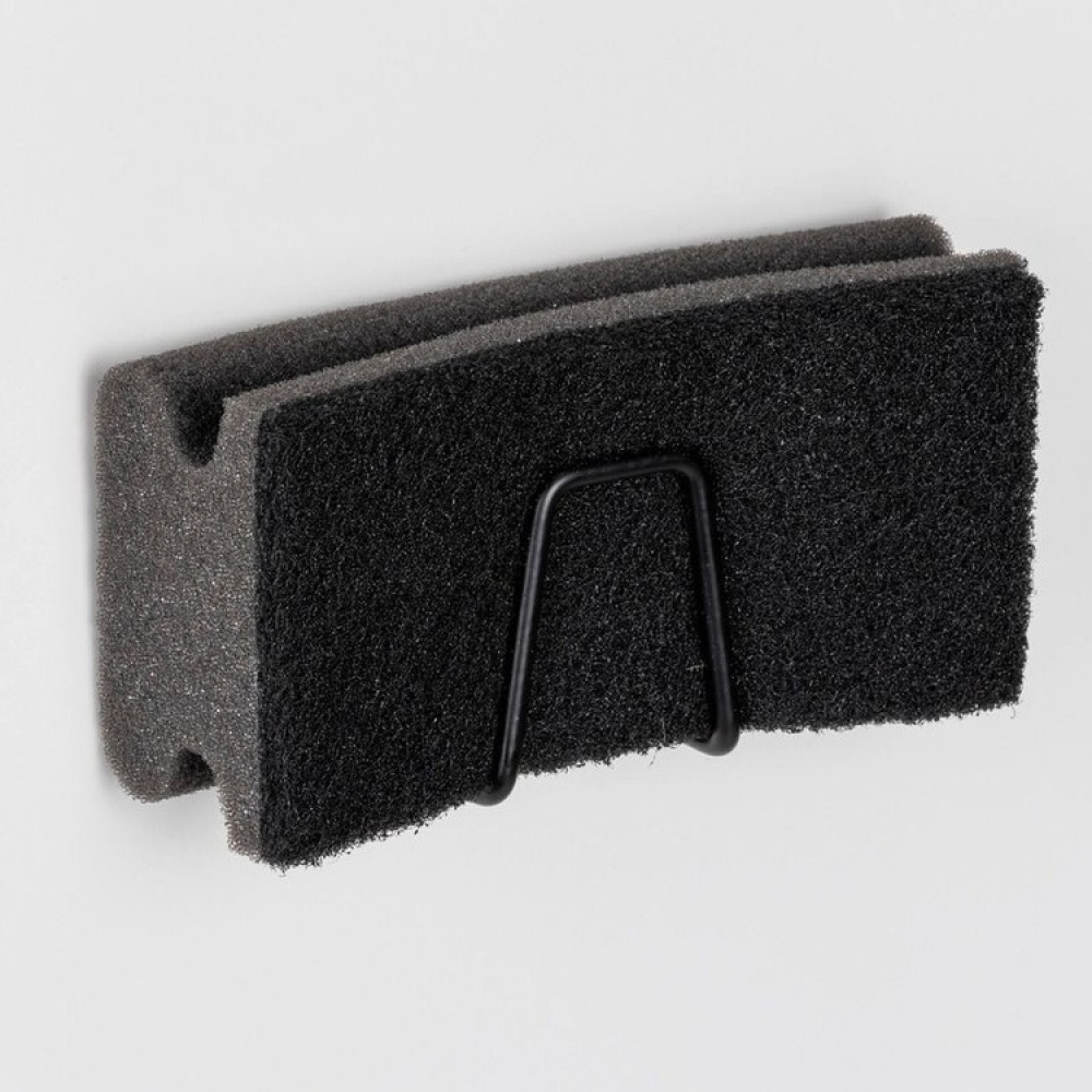 Self-adhesive metallic holder, UNIVERSAL HOOK, 5 x 5 cm, Black in the group Storage / Bathroom storage at SmartaSaker.se (42536)