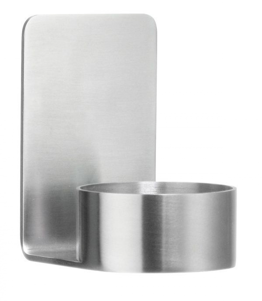 Self-adhesive Tealight holder, BESLAGSBODEN, Brushed stainless steel in the group Storage / Magnets and adhesives at SmartaSaker.se (42537)