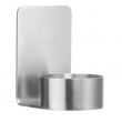 Self-adhesive Tealight holder, BESLAGSBODEN, Brushed stainless steel