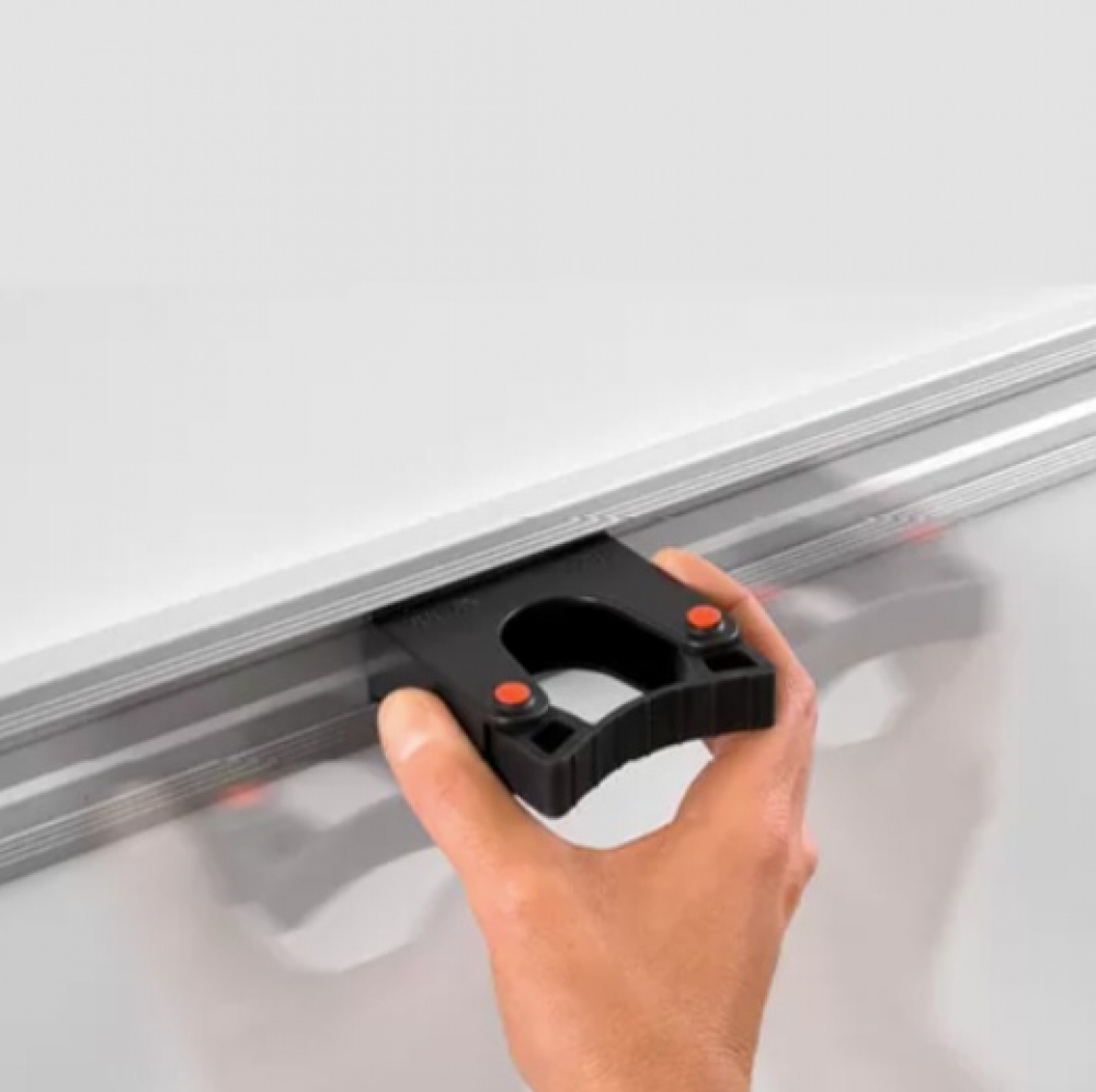 Tool Bar with 3 Rubber Grips, TOOLFLEX, 50 cm, Aluminium / Black in the group Storage / Storage room and garage / Utensil holders at SmartaSaker.se (42541)