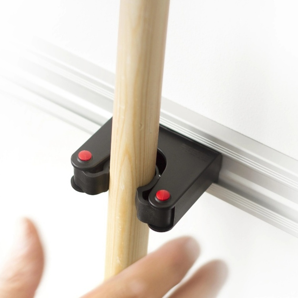 Tool Bar with 3 Rubber Grips, TOOLFLEX, 50 cm, Aluminium / Black in the group Storage / Storage room and garage / Utensil holders at SmartaSaker.se (42541)