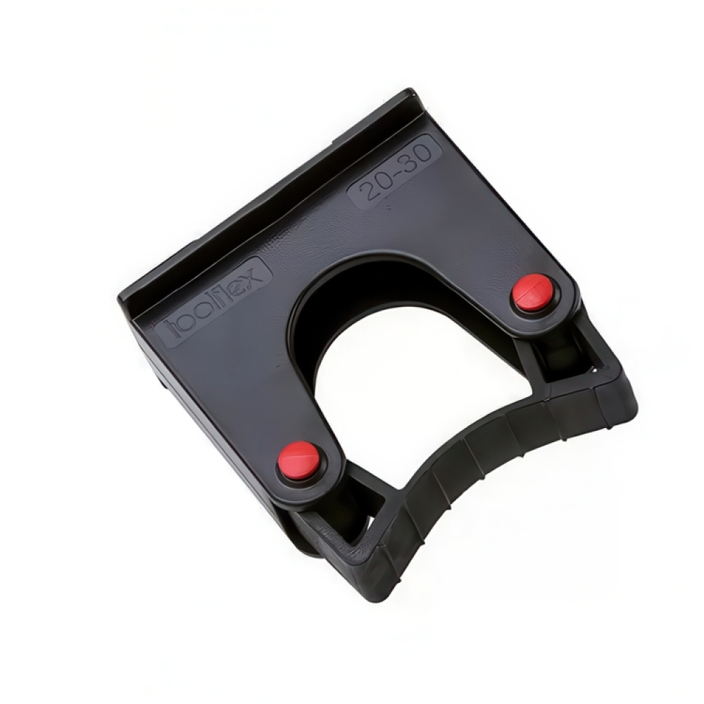 Tool Bar with 3 Rubber Grips, TOOLFLEX, 50 cm, Aluminium / Black in the group Storage / Storage room and garage / Utensil holders at SmartaSaker.se (42541)