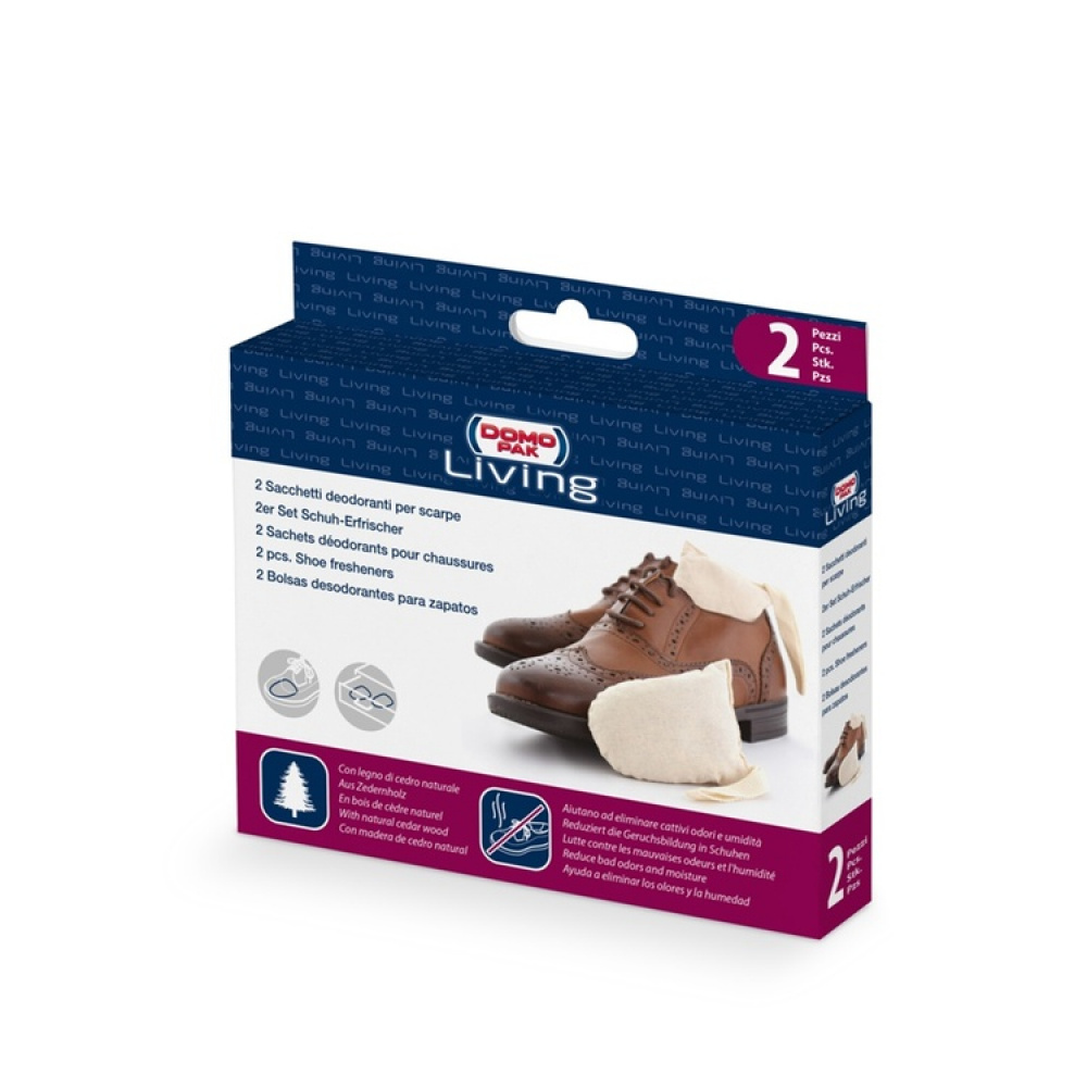 Shoes Fresheners with cedar, 2 bags, SACCHETTI DEODORANTI, Off White in the group Storage at SmartaSaker.se (42544)