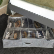 Shoe storage under-bed, STONE GREY, 76 x 60 x H 15cm, Grey Shoe storage under-bed, STONE GREY, 76 x 60 x H 15cm, Grey