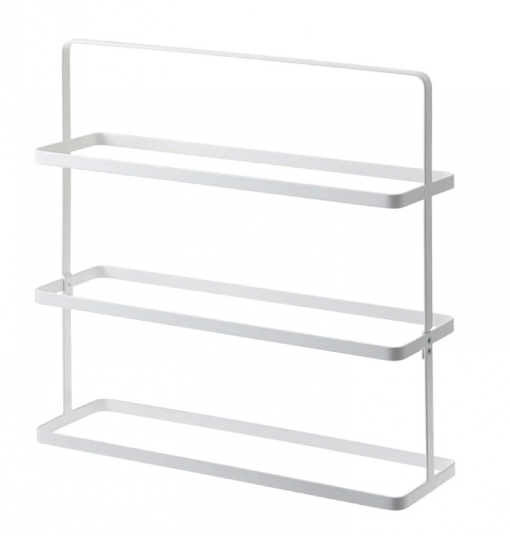 Shoe Shelf in Metal, TOWER WIDE SHOE RACK, Yamazaki, White in the group Storage / Hallway storage / Shoe racks at SmartaSaker.se (42552)