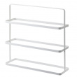 Shoe Shelf in Metal, TOWER WIDE SHOE RACK, Yamazaki, White Shoe Shelf in Metal, TOWER WIDE SHOE RACK, Yamazaki, White