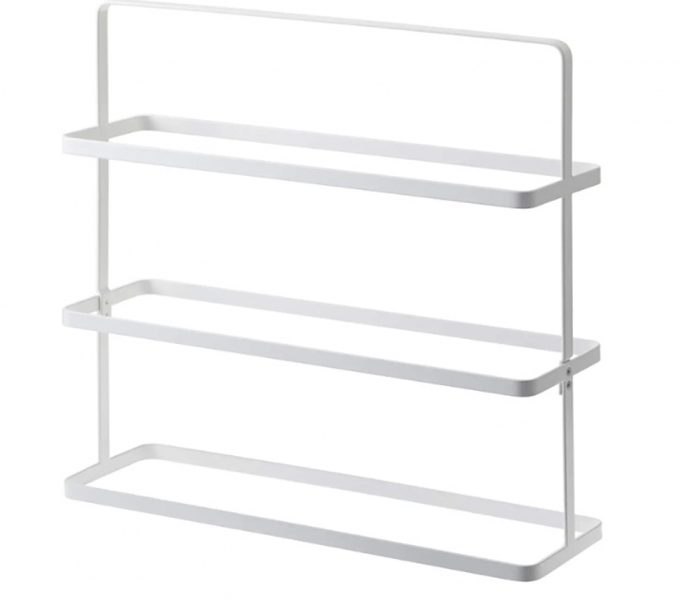 Shoe Shelf in Metal, TOWER WIDE SHOE RACK, Yamazaki, White in the group Storage / Hallway storage / Shoe racks at SmartaSaker.se (42552)